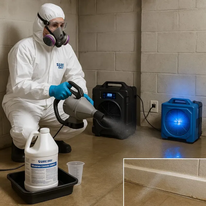 Sanitization and Odor Removal process in Moweaqua, IL